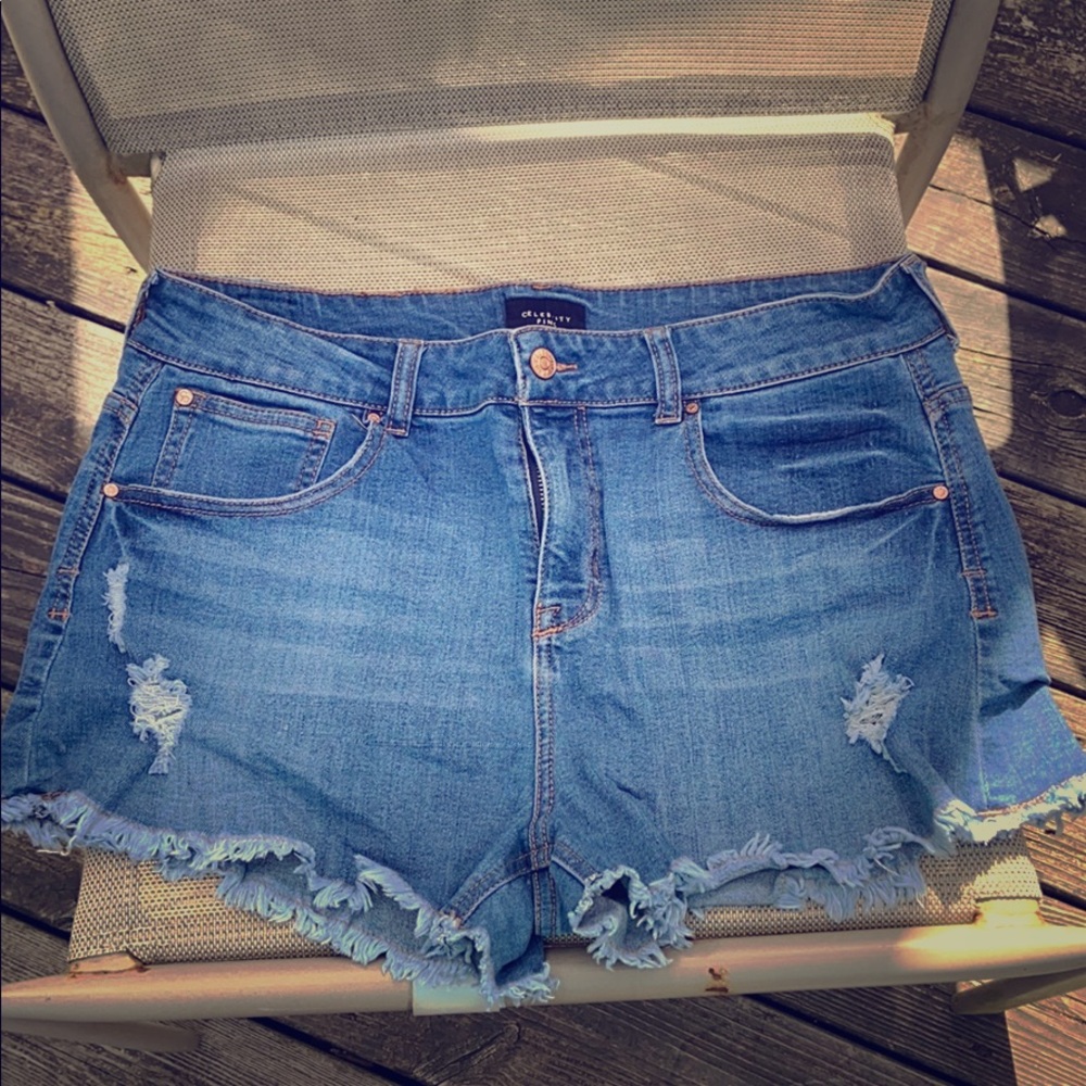 Celebrity Pink denim jean shorts